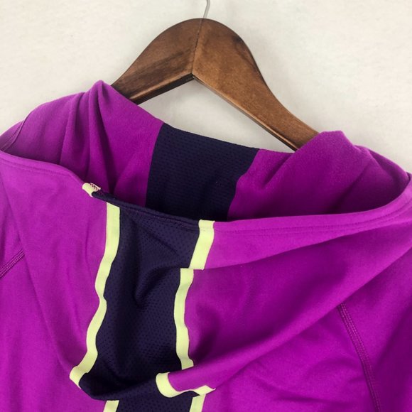 Nike Women's Size Medium Pro Combat Dri-Fit Compression Purple Active Pullover - Picture 11 of 11